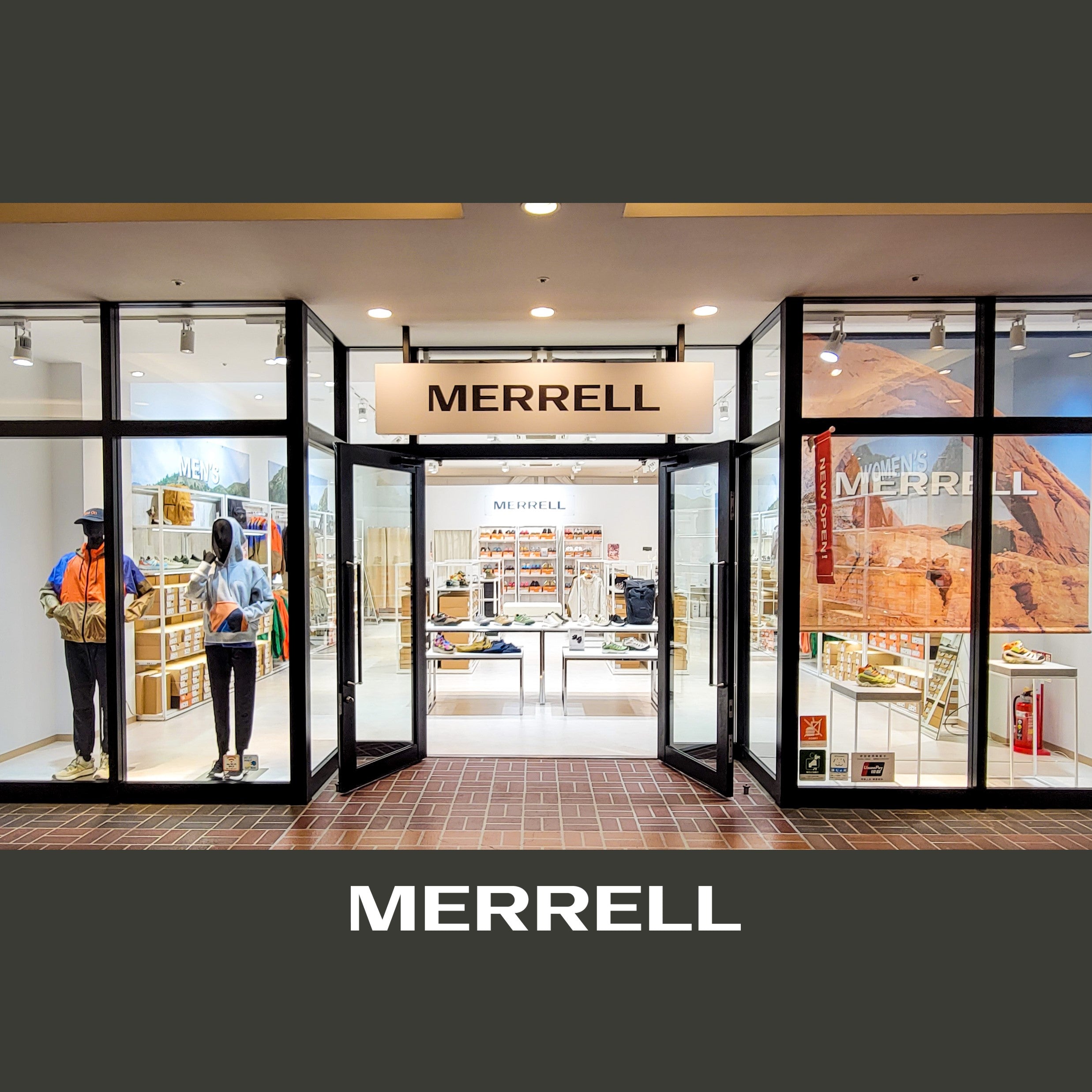 『MERRELL三井アウトレットパーク多摩南大沢店』新店舗のご案内