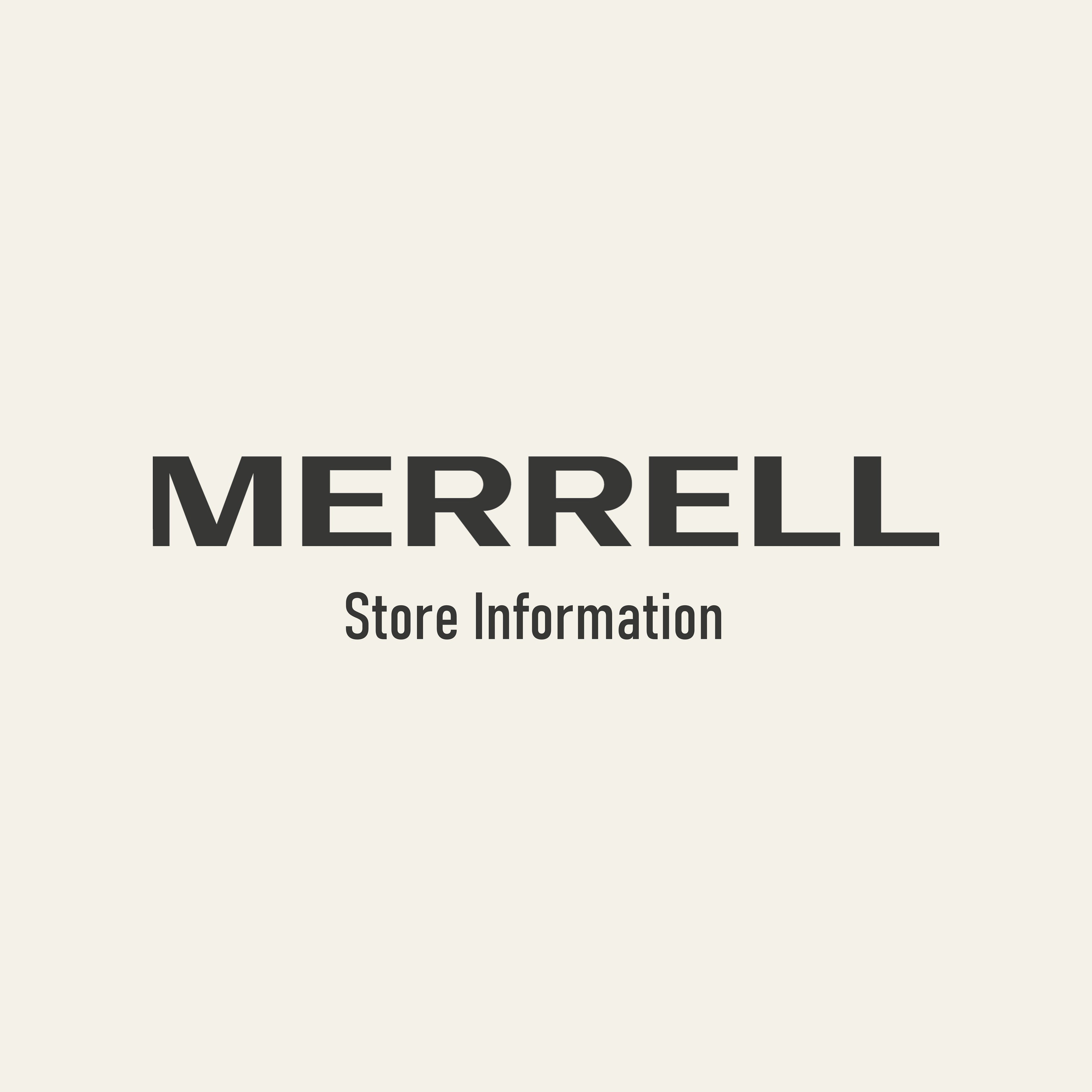メレル直営店 休業のご案内