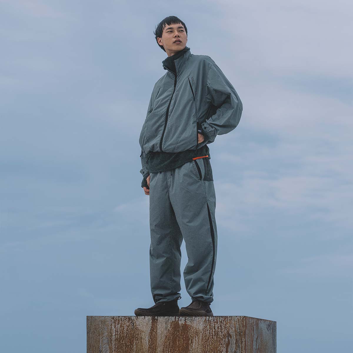 NYLON ZIP-UP JACKET VENT<span>ナイロン ジップ-アップ ジャケット ベント［ユニセックス］</span>