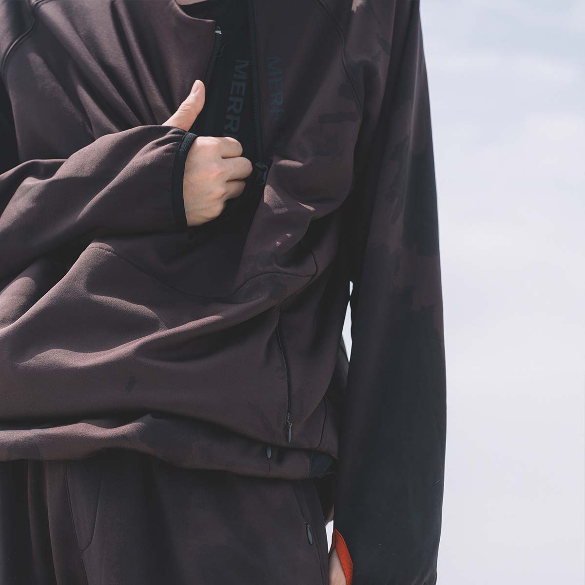 STRETCH FLEECE MOC NECKストレッチ フリース モック ネック［ユニ