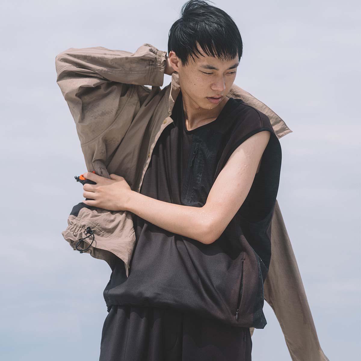 BASKET POCKET SHIRT JACKET<span>バスケット ポケット シャツ ジャケット［ユニセックス］</span>