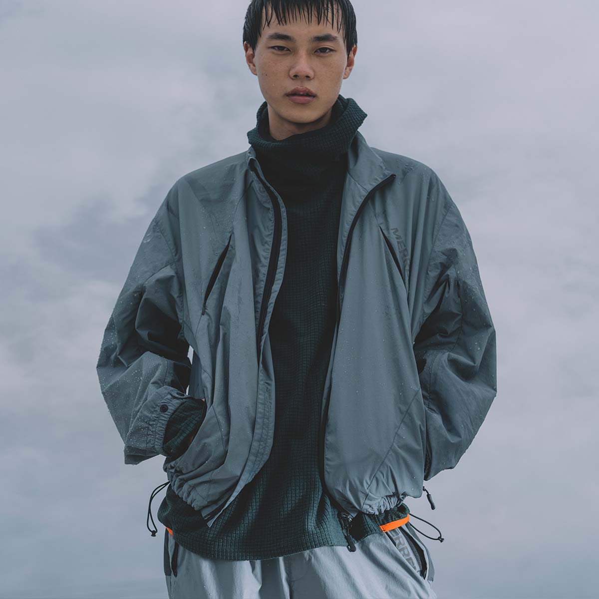 GRID FLEECE HOODIEグリッド フリース フーディー［ユニセックス