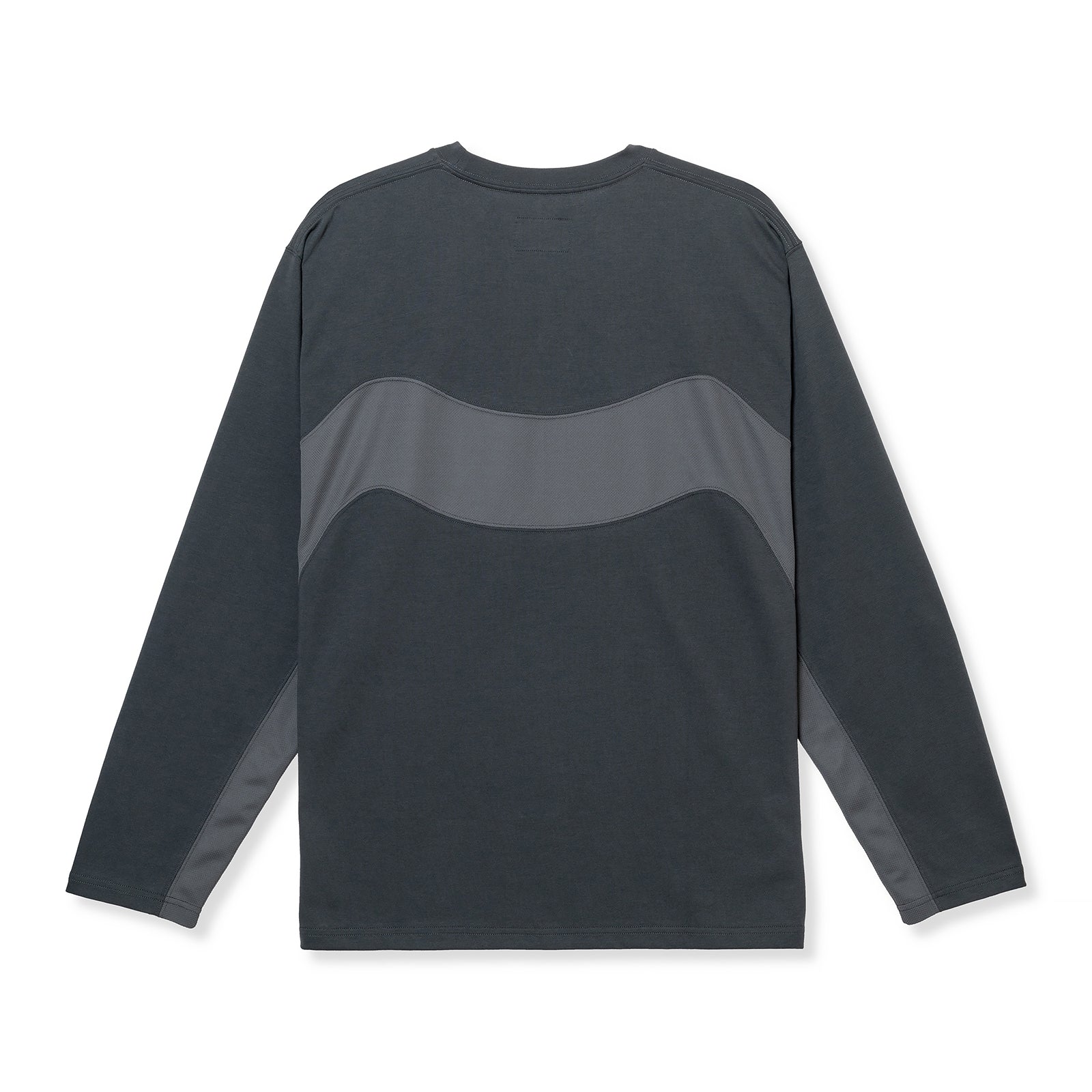 RIB LONG SLEEVE TEE ブラック Mサイズ SWITCHING LS TEEスウィッチング ロングスリーブ ティー［ユニセックス