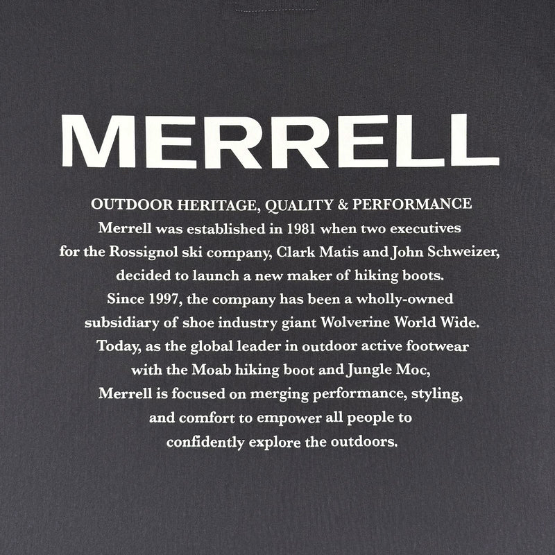 MERRELL HISTORY TEE<span>メレル ヒストリー ティー［ユニセックス］</span>